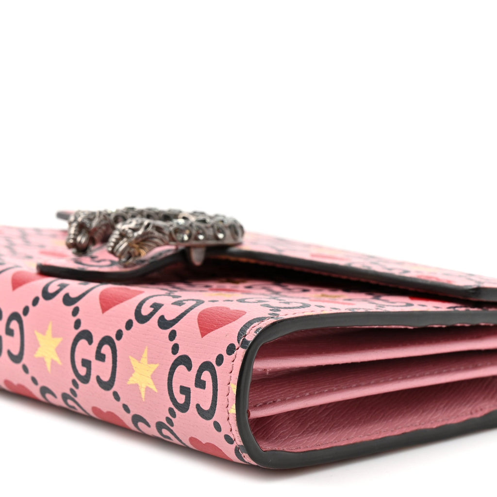Calfskin Valentine's Day Exclusive Mini Dionysus Chain Wallet wholesalehk.shop