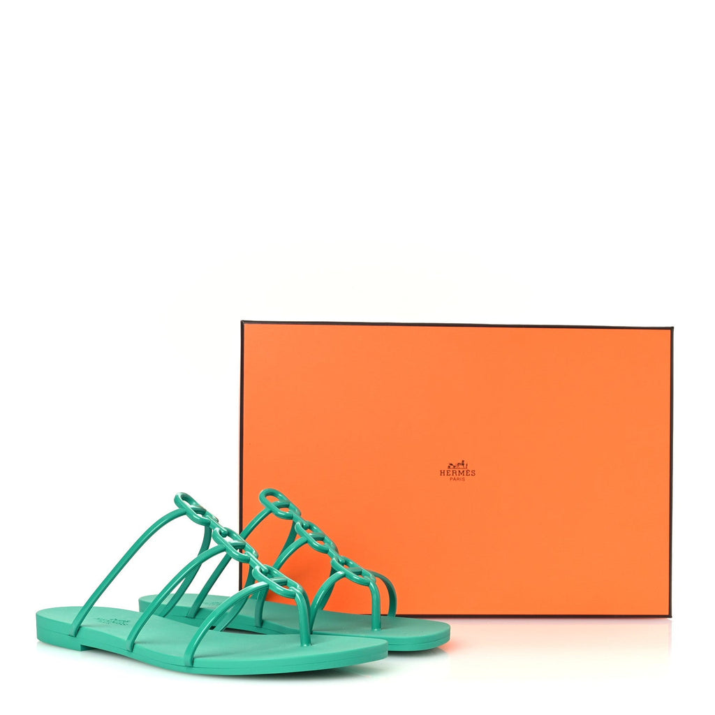 Rubber Womens Mykonos Sandals 37 Vert Tourmaline wholesalehk.shop