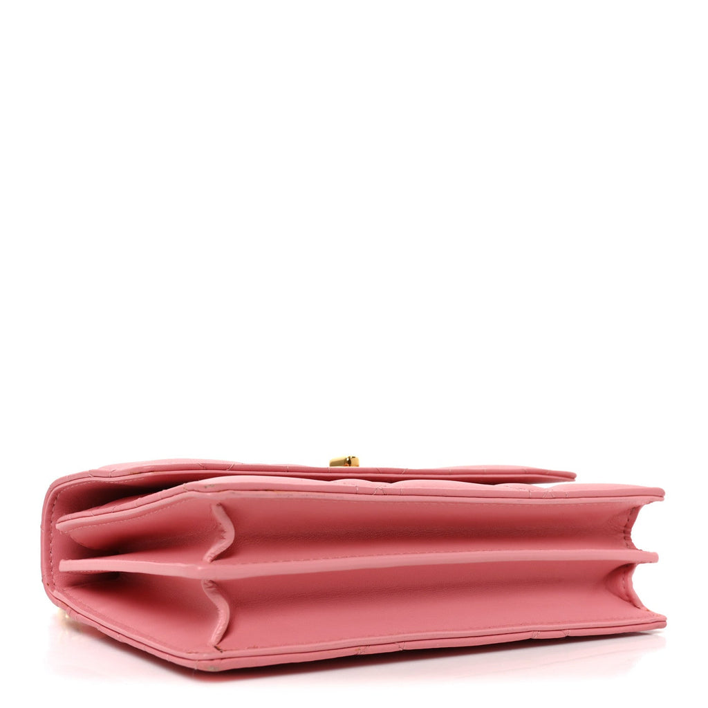 Lambskin Macrocannage Mini Miss Caro Bag Pink wholesalehk.shop