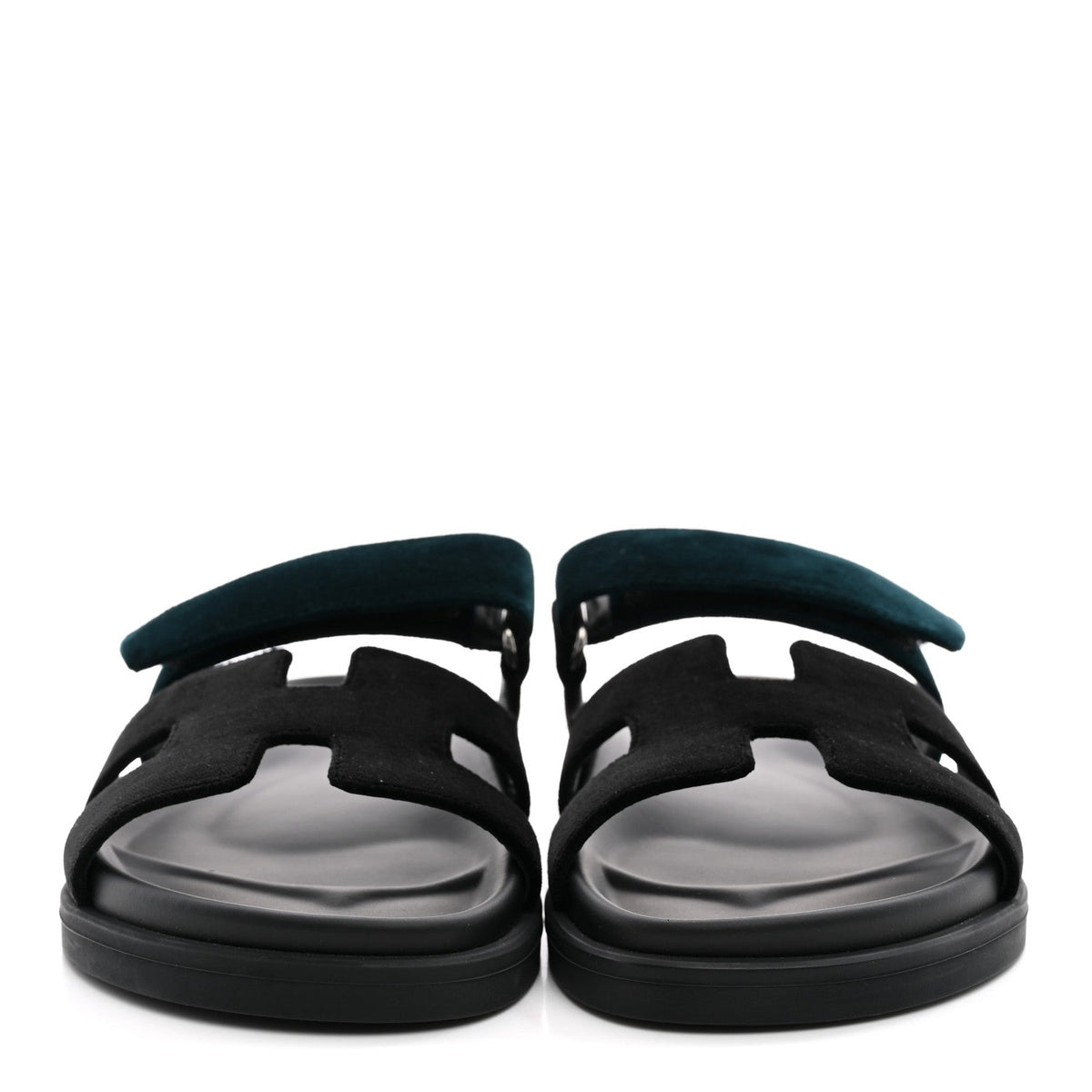 Velvet Womens Chypre Sandals 36 Black Vert Mousse wholesalehk.shop