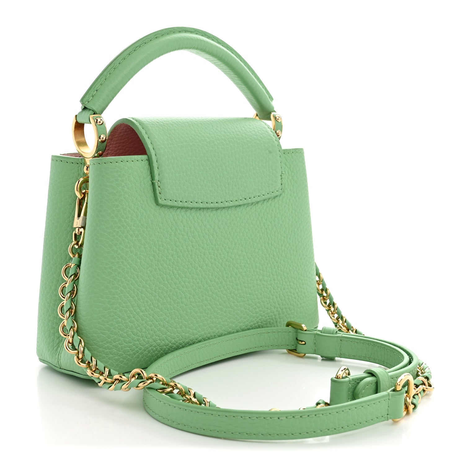 Taurillon Mini Capucines Vert Pomme £¨ Direct shipment via from wholesalehk.shop