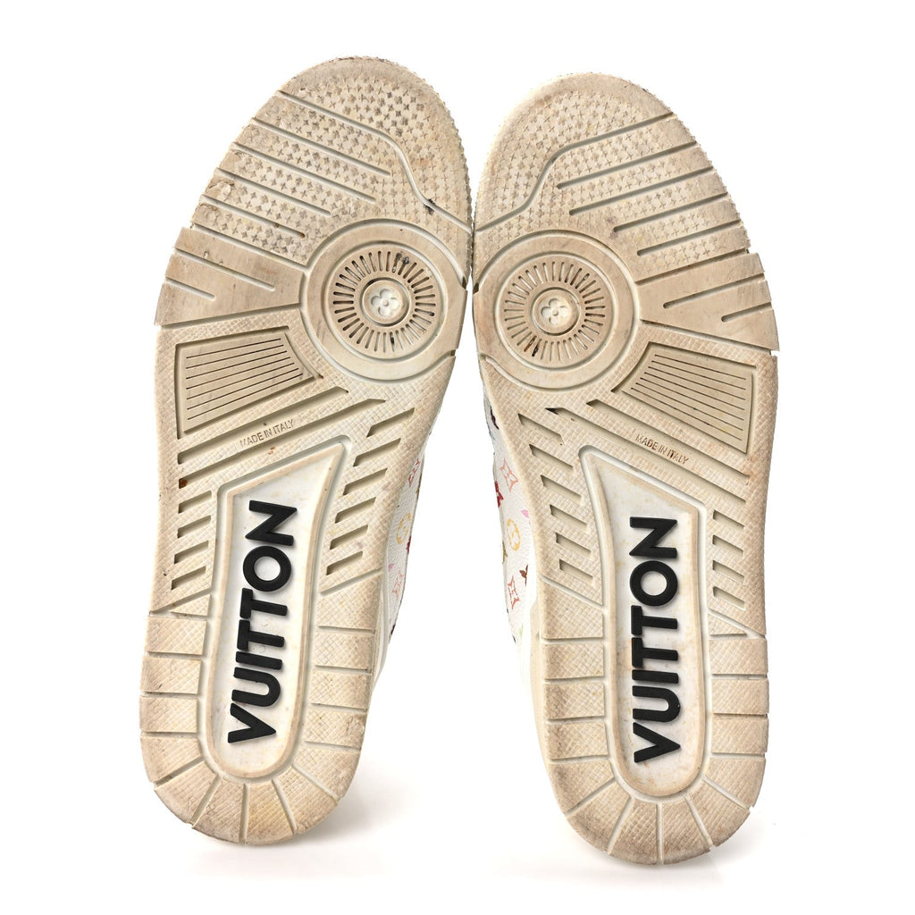 LV X TM Calfskin Monogram Multicolor Womens LV Trainer Sneakers 39 White £¨ Direct shipment via from wholesalehk.shop