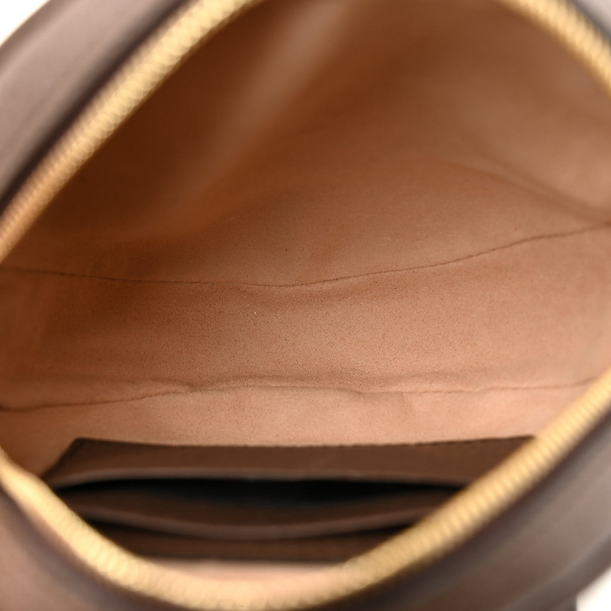 GG Supreme Monogram Web Mini Ophidia Round Backpack Brown wholesalehk.shop
