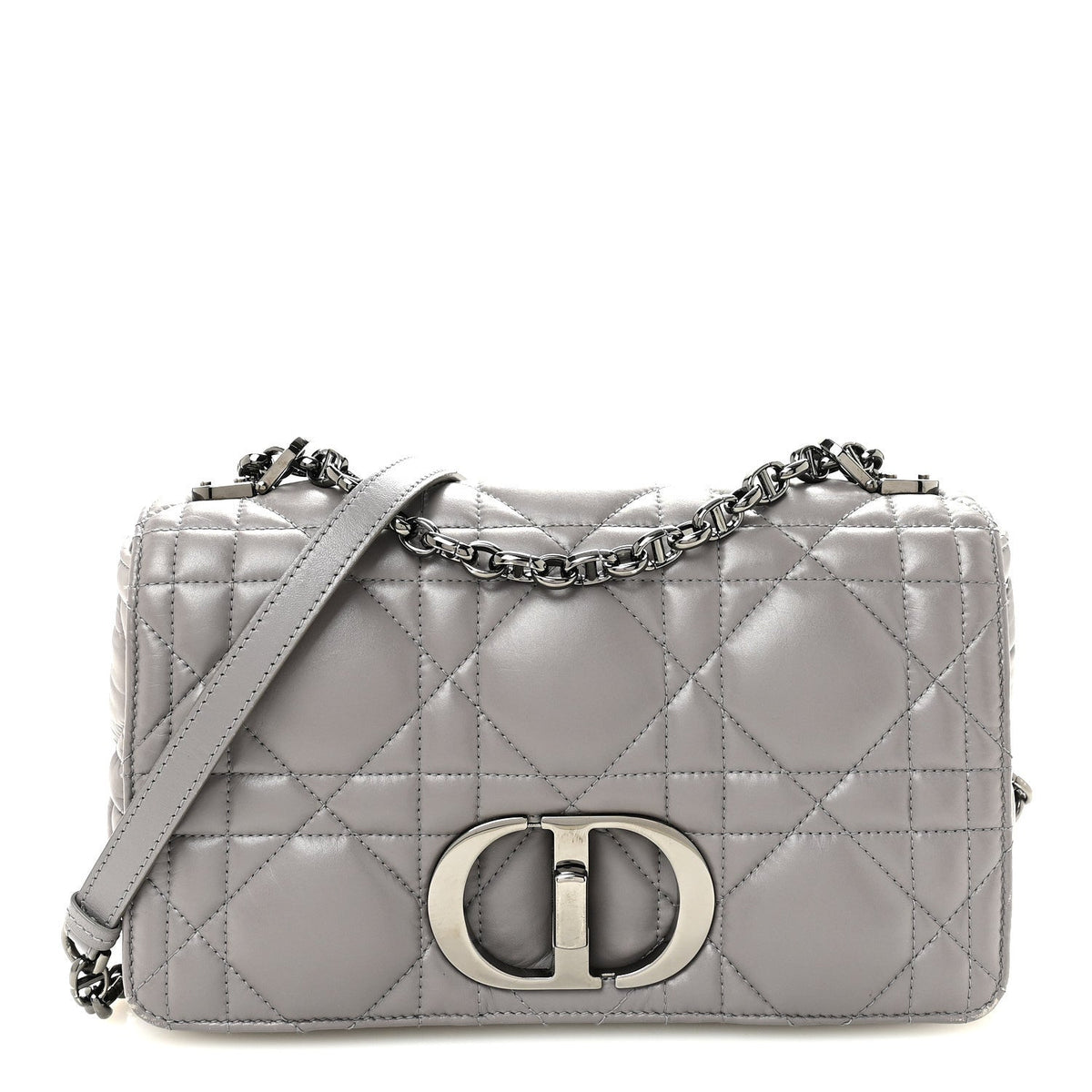 Calfskin Macrocannage Medium Caro Bag Iron Grey wholesalehk.shop
