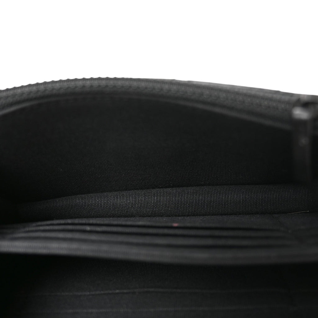 Aged Calfskin Quilted Mini Reissue Wallet On Chain WOC So Black wholesalehk.shop