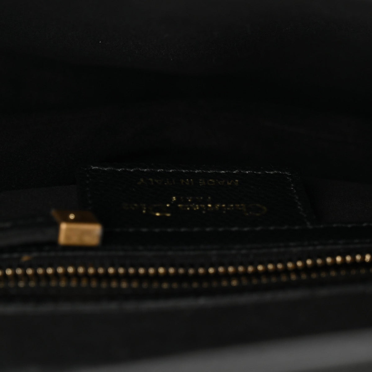 Grained Calfskin Saddle Bag With Strap Black wholesalehk.shop