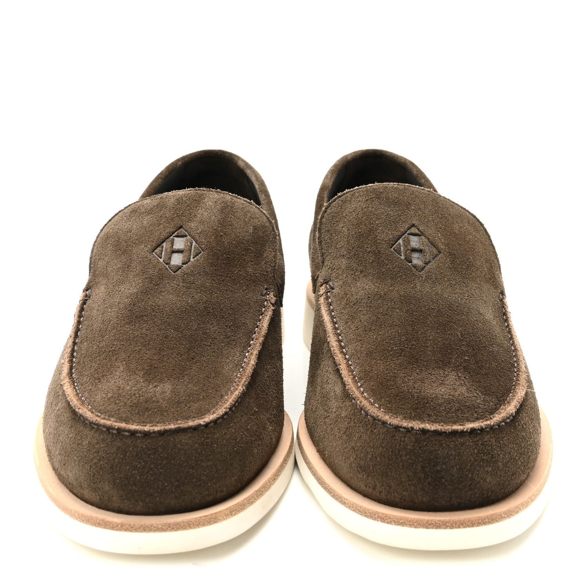Suede Calfskin Mens Low Loafers 41.5 Ecorce wholesalehk.shop