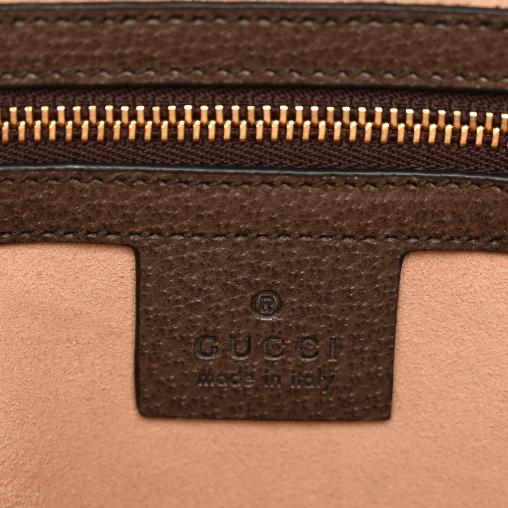 GG Supreme Monogram Web Medium Ophidia Boston Brown wholesalehk.shop