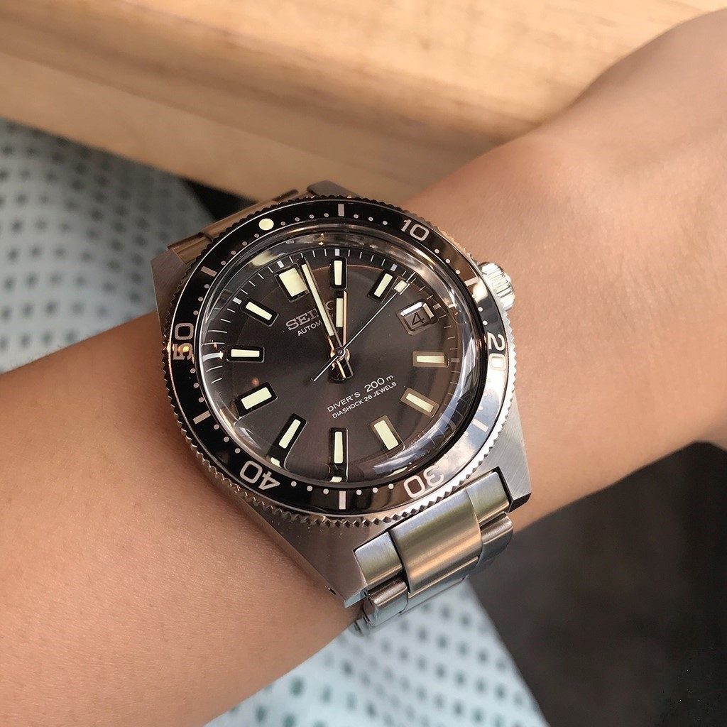 Seiko Prospex 55th Anniversary Edition Brown Dial Silver Steel Strap Watch For Men - SPB145J1 wholesalehk.shop