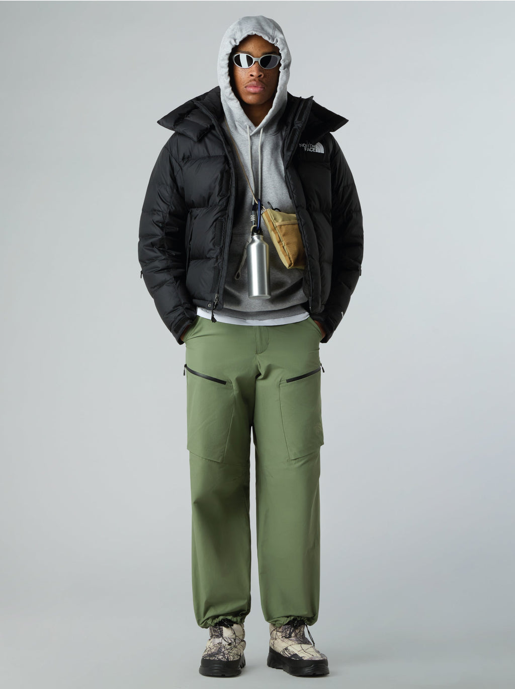 2026 New Arrival Piumino con Cappuccio Rimovibile Baltoro Nero wholesalehk.shop