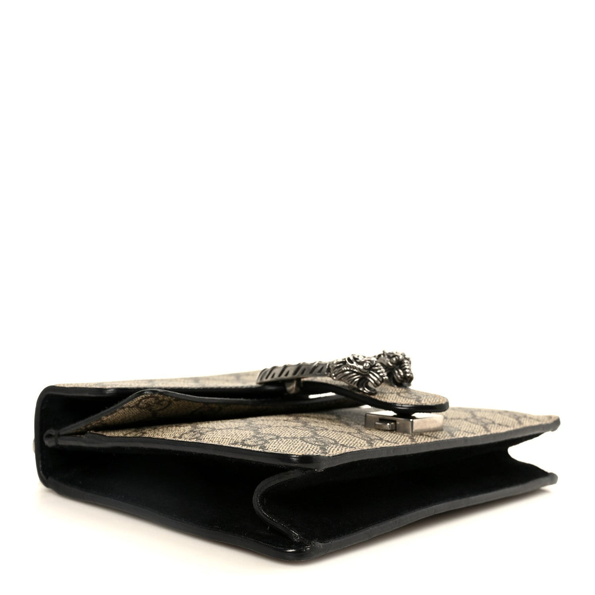 GG Supreme Monogram Mini Dionysus Shoulder Bag Black wholesalehk.shop