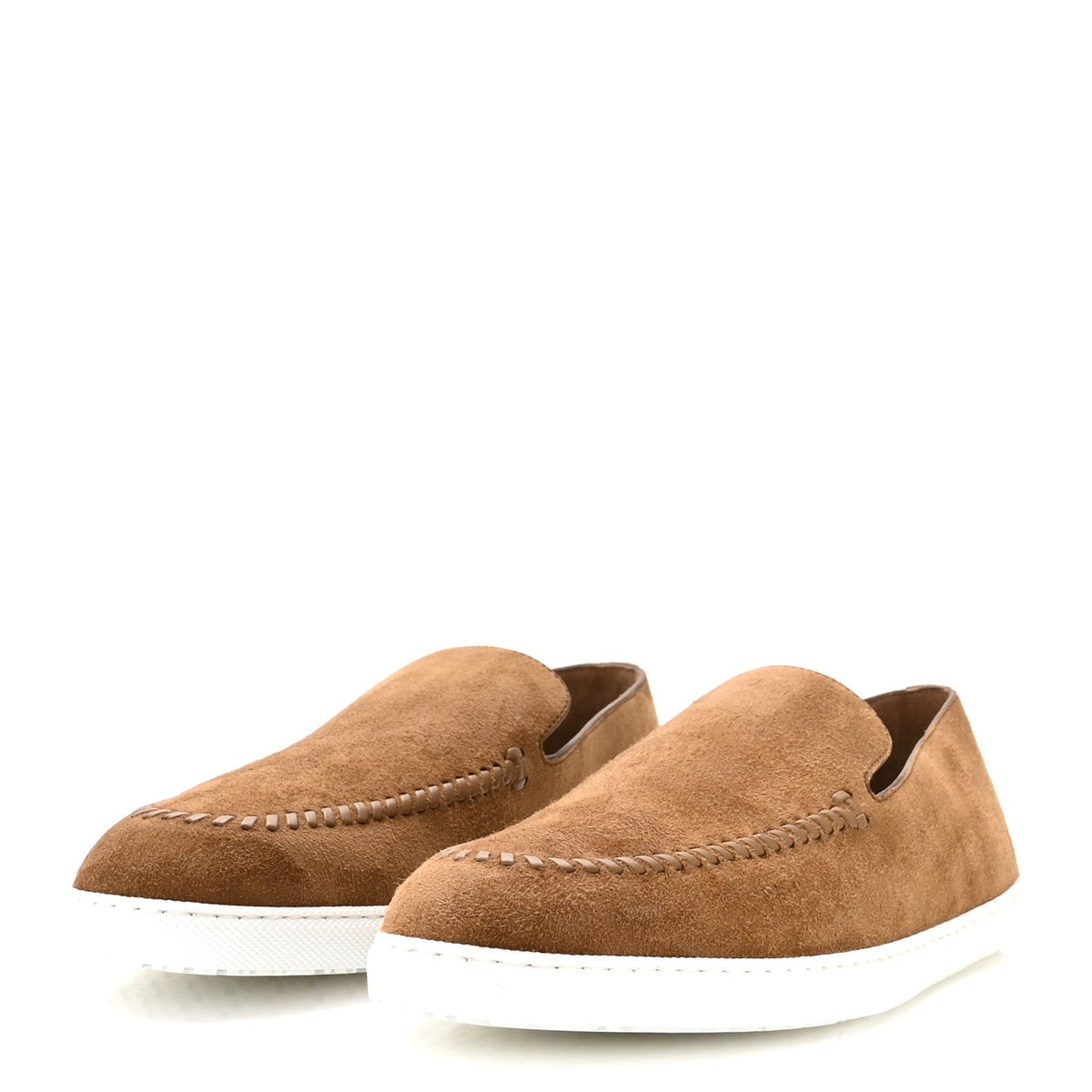 Suede Goatskin Mens Julian Loafers 42 Brun Frume wholesalehk.shop
