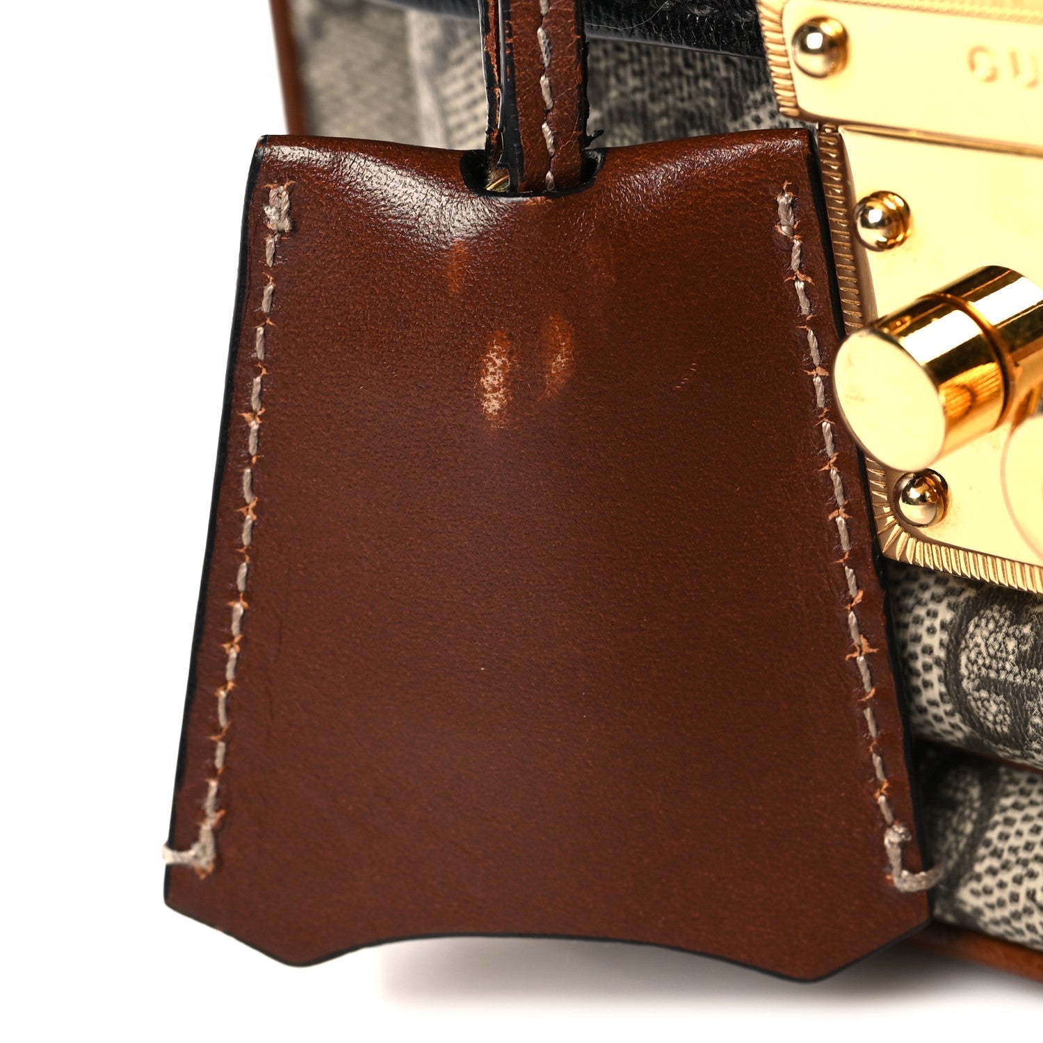 GG Supreme Monogram New Sakai Lux Calfskin Mini Padlock Flap Pocket Shoulder Bag Beige Ebony Black Cuir £¨ Direct shipment via from wholesalehk.shop
