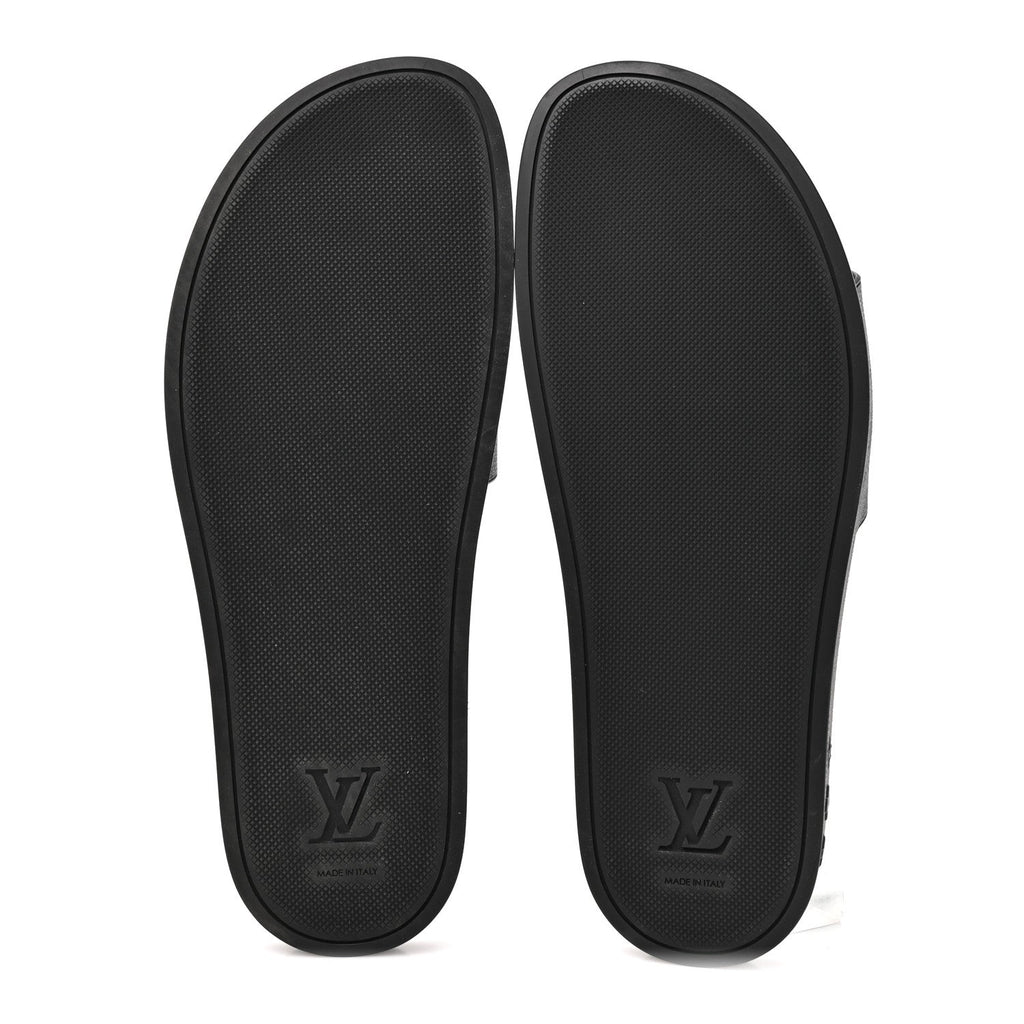 Rubber Monogram Eclipse Mens Waterfront Mules 10 Black £¨ Direct shipment via from wholesalehk.shop