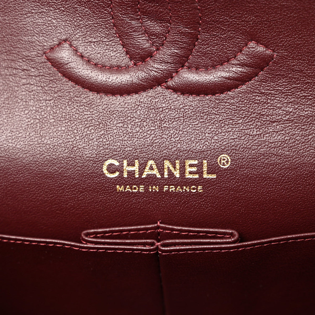 Lambskin Quilted Medium Double Flap Black wholesalehk.shop