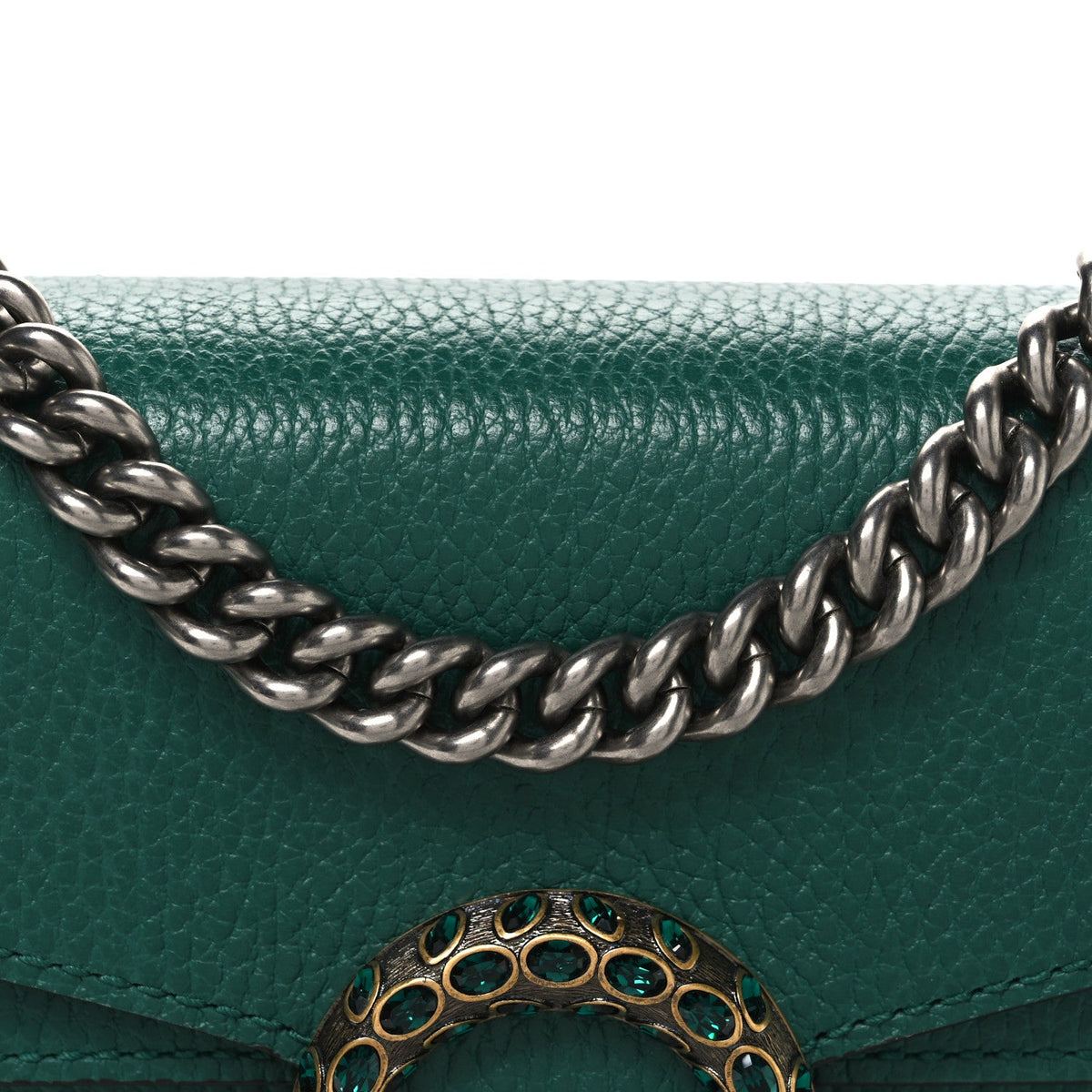 Calfskin Mini Dionysus Shoulder Bag Emerald wholesalehk.shop