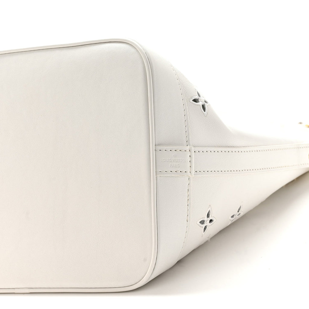 Calfskin Monogram Cutout Petit Noe White £¨ Direct shipment via from wholesalehk.shop