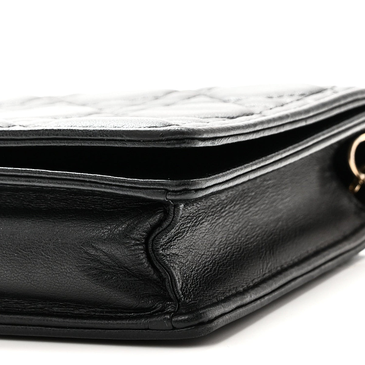 Lambskin Cannage Lady Dior Pouch Black wholesalehk.shop
