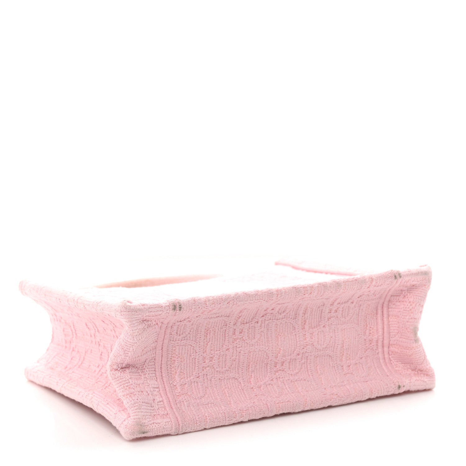 Cotton Toile De Jouy Oblique Embroidered Dior Medaillon Mini Book Tote With Strap Soupir Pink White £¨ Direct shipment via from wholesalehk.shop