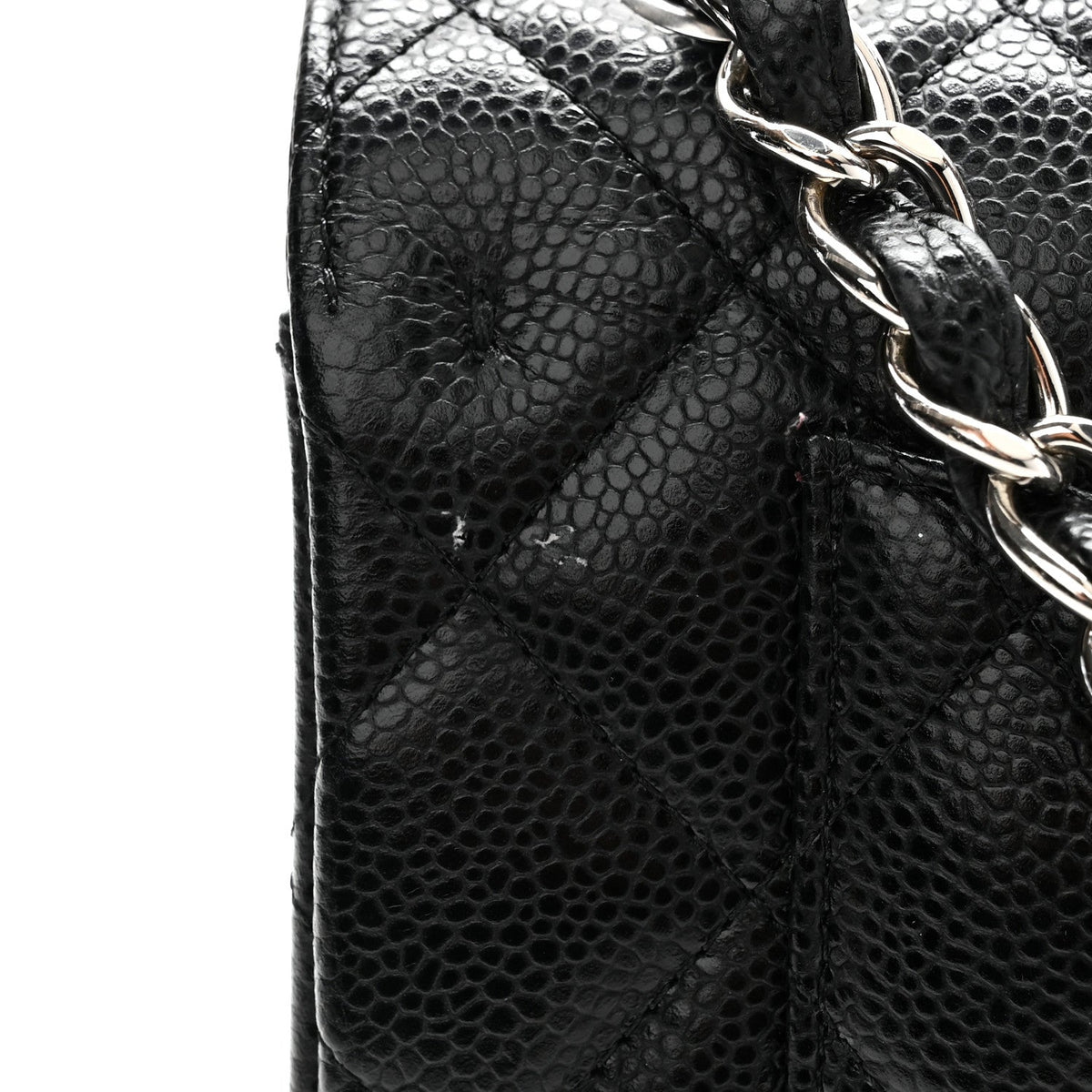 Caviar Quilted Jumbo Double Flap Black wholesalehk.shop