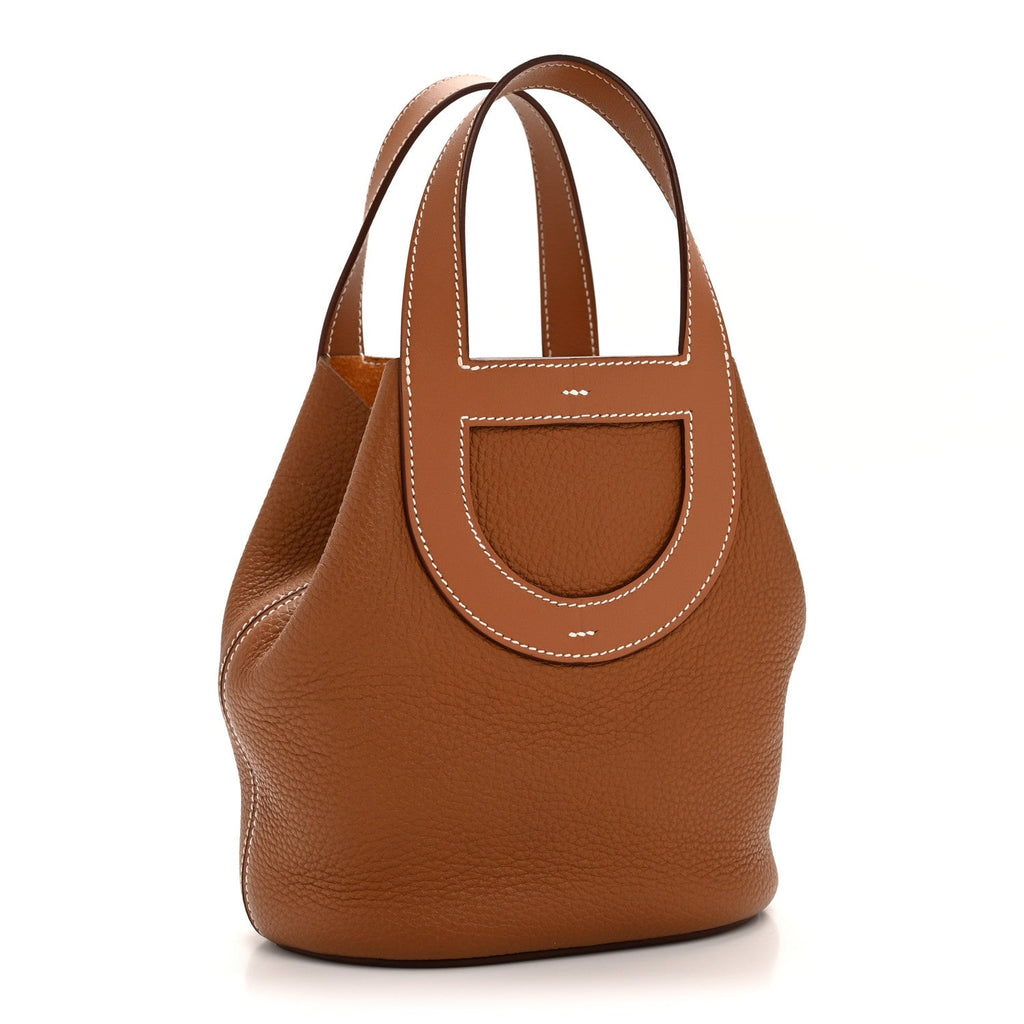 Taurillon Clemence Swift In-The-Loop 18 Bag Gold £¨ Direct shipment via from wholesalehk.shop