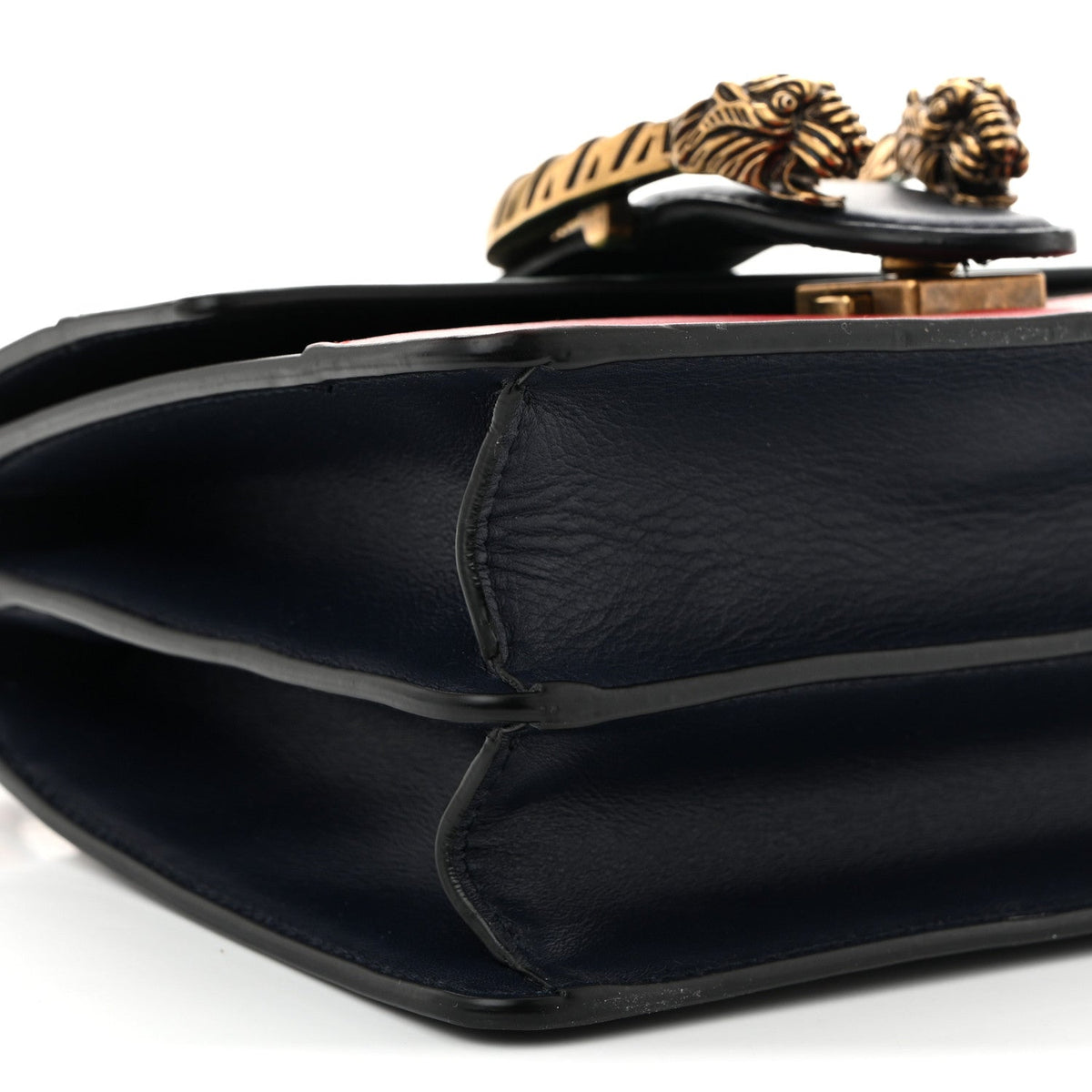 Calfskin Bamboo Web Mini Dionysus Top Handle Bag Blue Emerald Hibiscus Red wholesalehk.shop