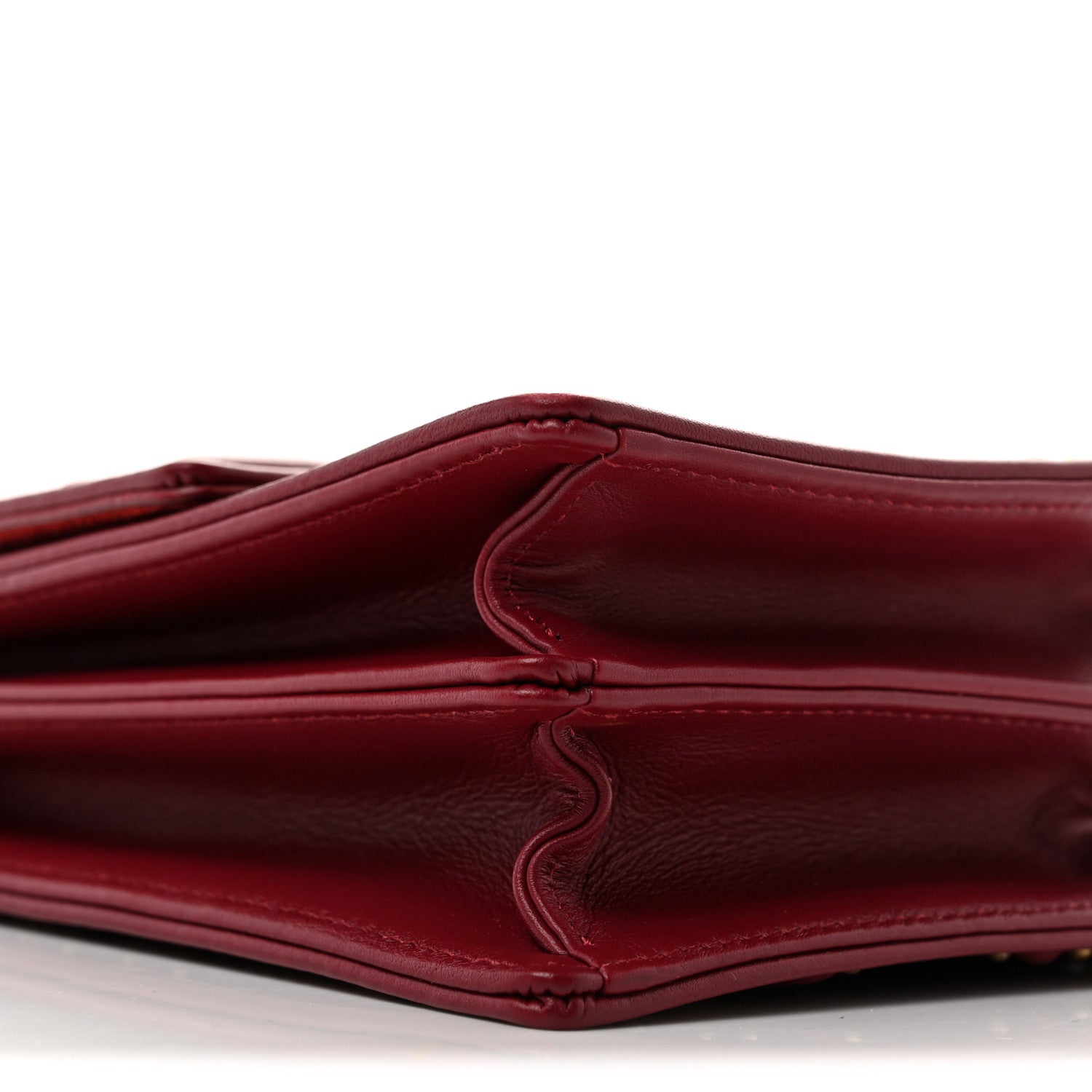 Lambskin Studded Vertical Diorama Spicy Red ¡§ Direct shipment via from wholesalehk.shop