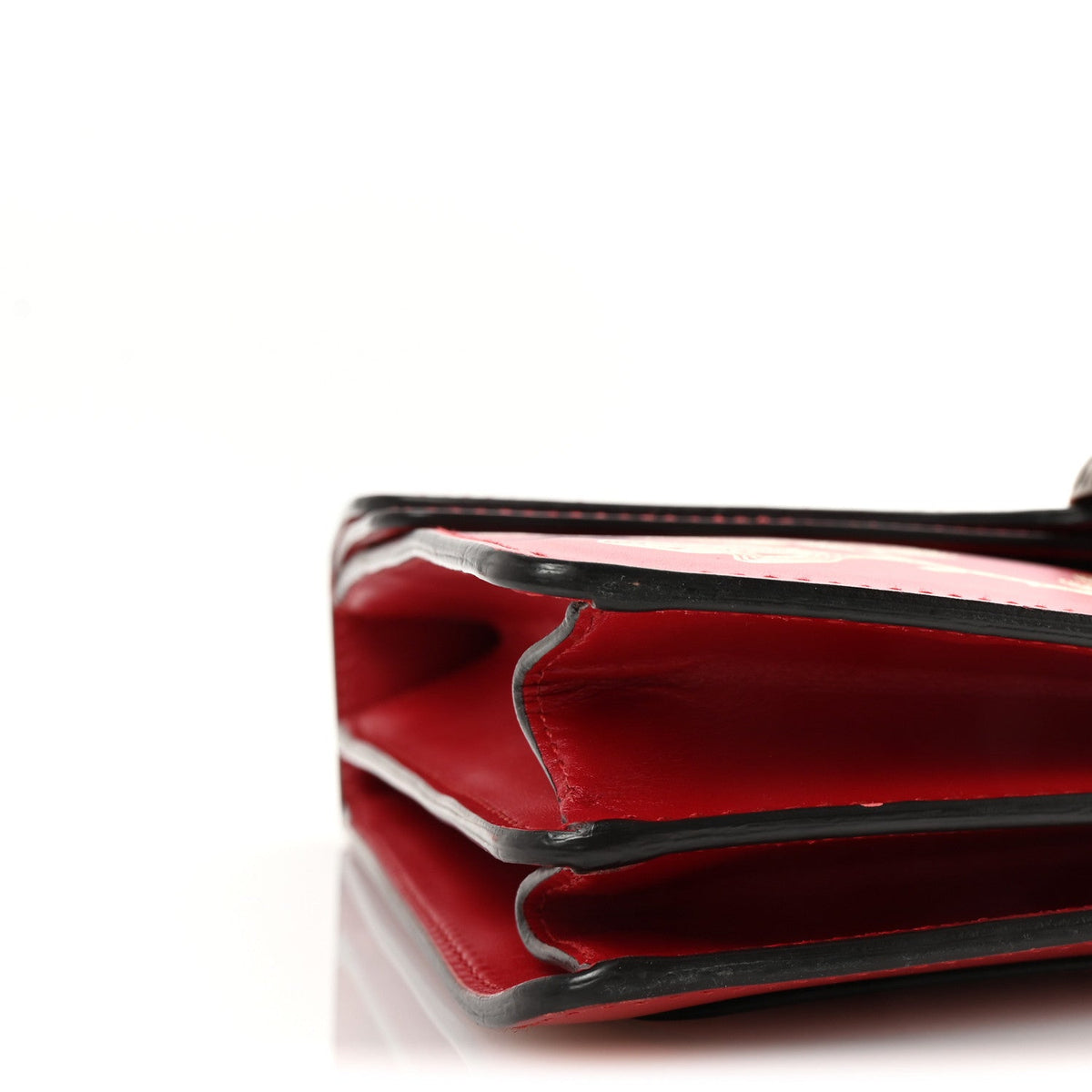 Calfskin Chinese New Year Medium Dionysus Shoulder Bag Hibiscus Red wholesalehk.shop