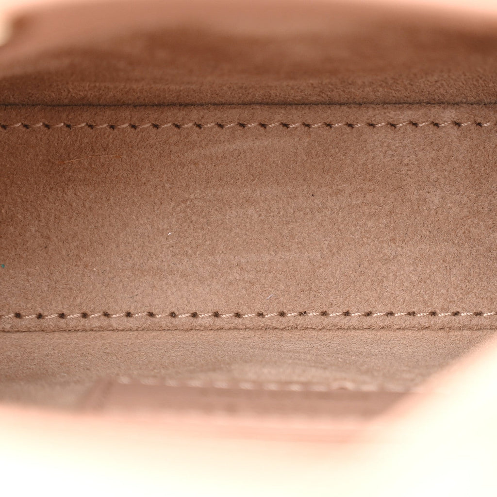 Lambskin Cannage Micro Lady Dior Rose Des Vents wholesalehk.shop