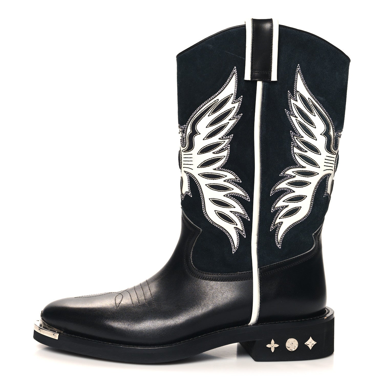 Calfskin Canyon Mens Cowboy Boots 9 Black £¨ Direct shipment via from wholesalehk.shop
