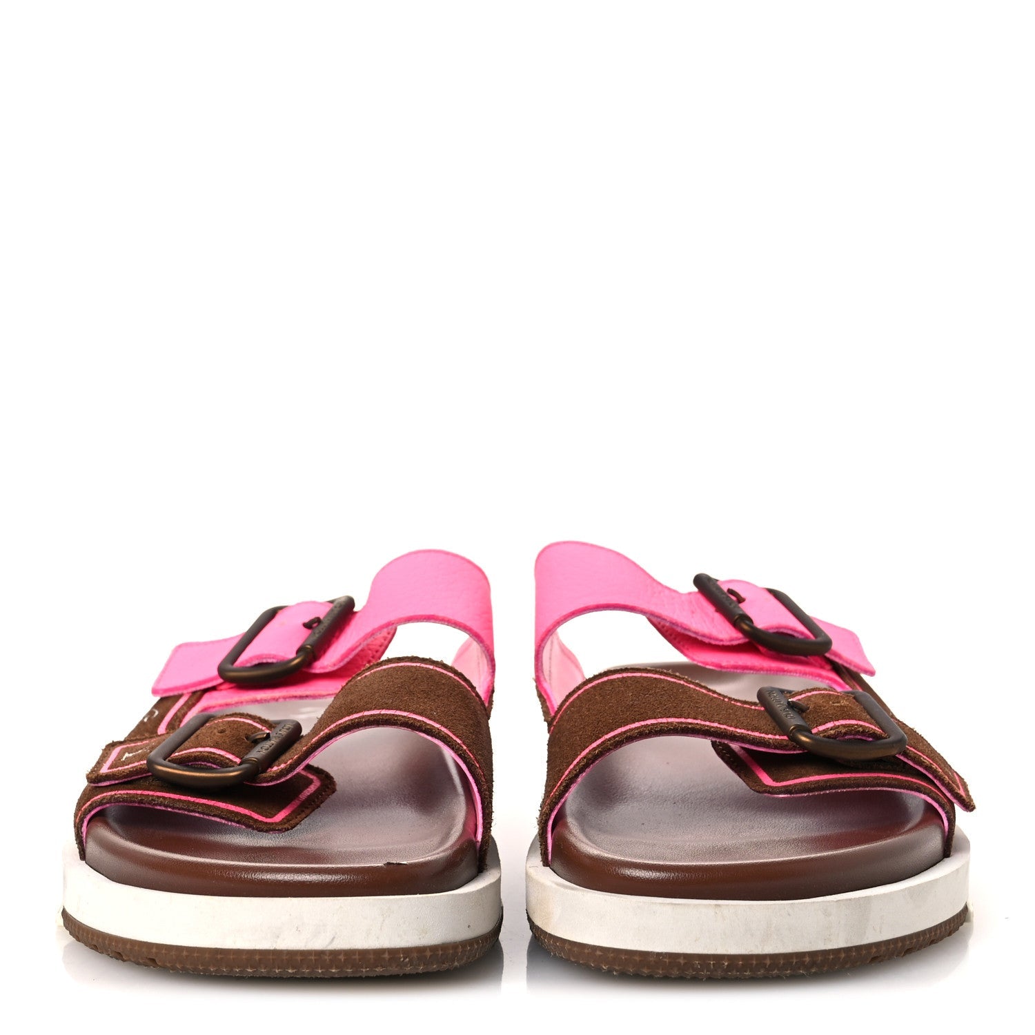 Mix Materials Mens LV Script Trainer Mules 6 Brown Pink £¨ Direct shipment via from wholesalehk.shop