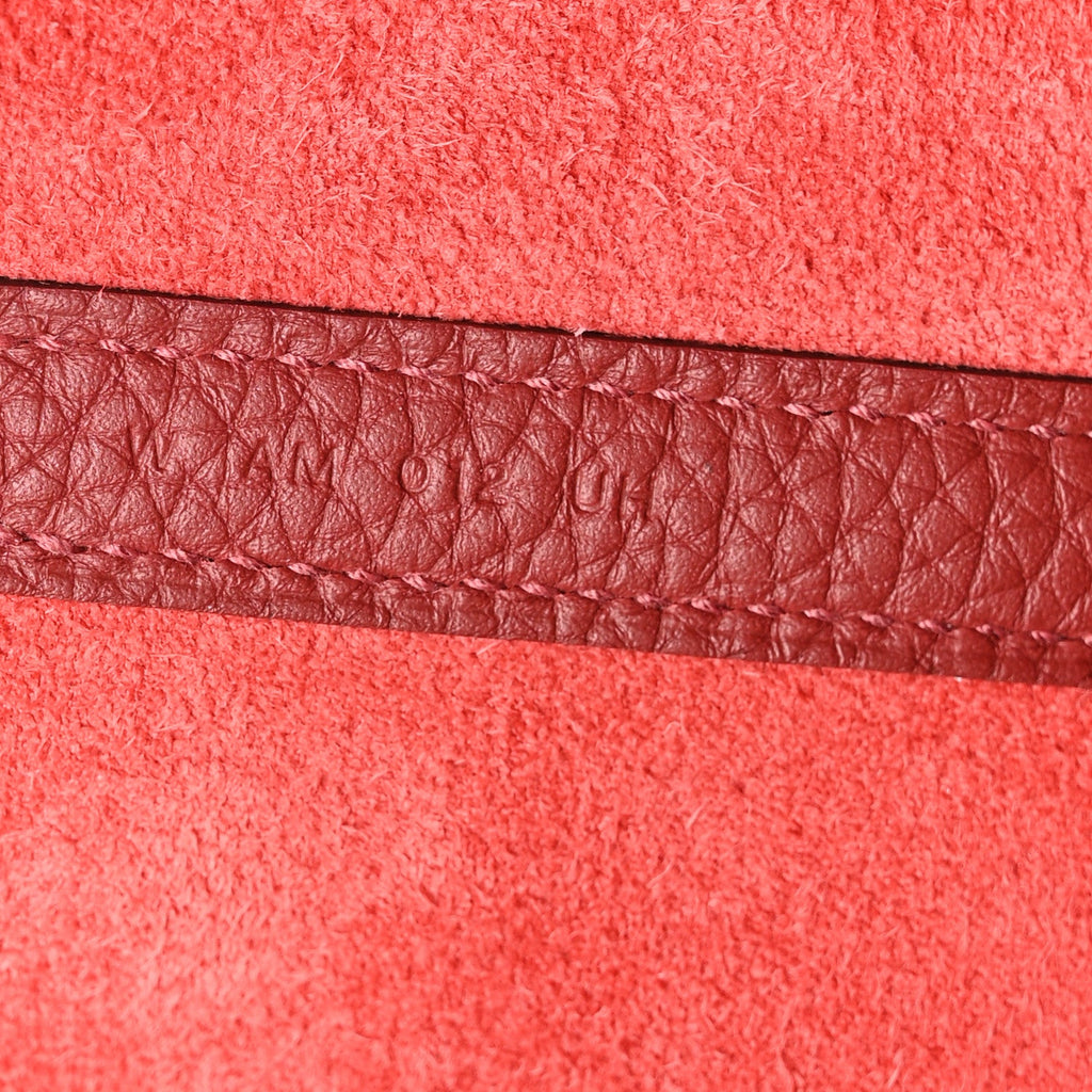 Taurillon Clemence Picotin Lock 18 PM Rouge H £¨ Direct shipment via from wholesalehk.shop