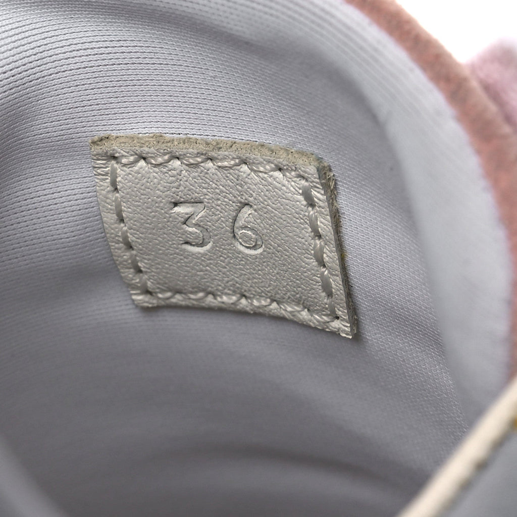 Technical Canvas Suede Goatskin Bouncing Sneakers 36 Gris Multicolor wholesalehk.shop