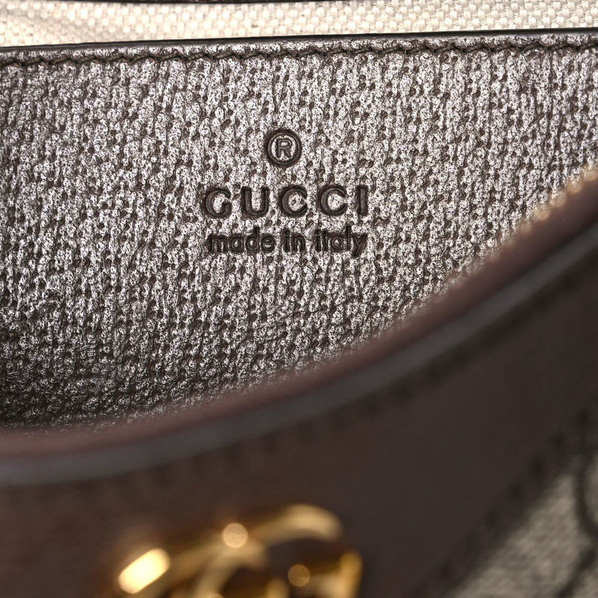 GG Supreme Monogram Textured Dollar Calfskin Small Ophidia Hobo Beige Ebony New Acero wholesalehk.shop
