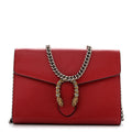 Calfskin Mini Dionysus Chain Wallet Hibiscus Red wholesalehk.shop