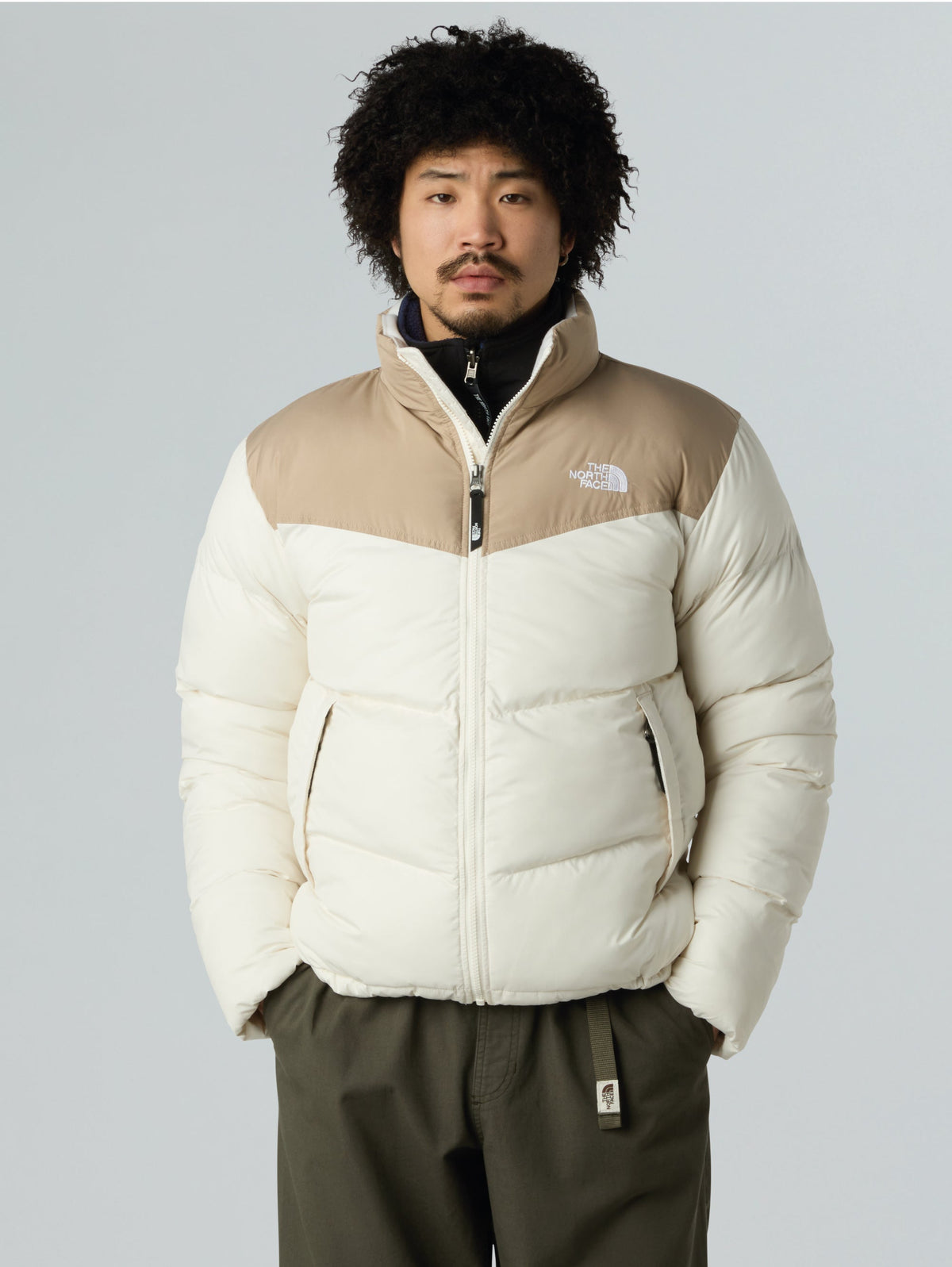 2026 New Arrival Piumino Squadrato Saikuru da Uomo Grigio Fungo wholesalehk.shop