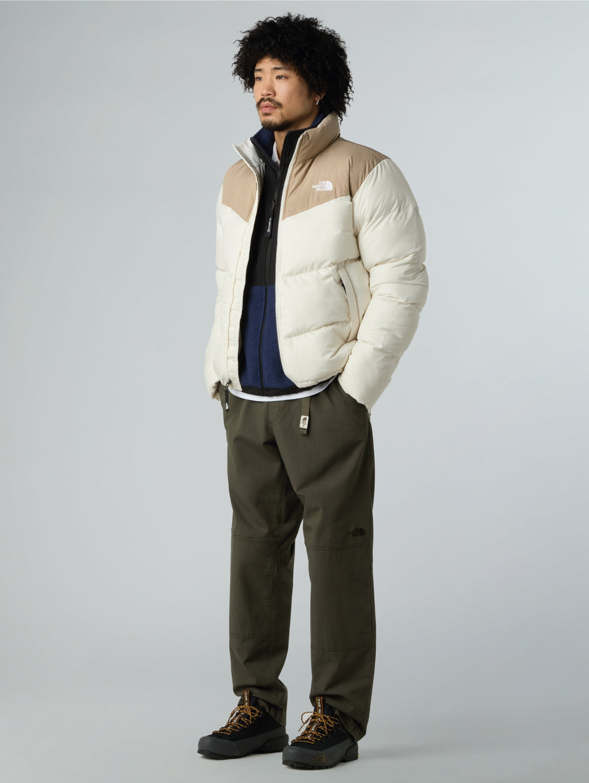 2026 New Arrival Piumino Squadrato Saikuru da Uomo Grigio Fungo wholesalehk.shop