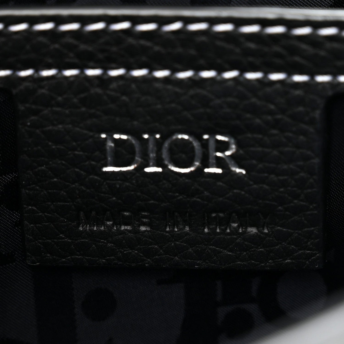 Grained Calfskin Saddle Messenger Bag With Strap Black wholesalehk.shop