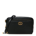 Grained Calfskin Caro Double Pouch Black wholesalehk.shop