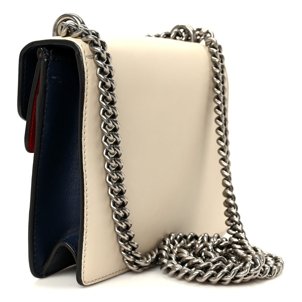 Calfskin Crystal Snake Embroidered Mini Dionysus Shoulder Bag Mystic White Hibiscus Red Blue Agata wholesalehk.shop