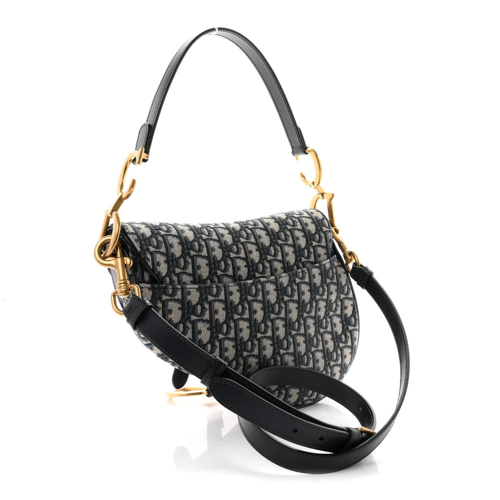 Oblique Saddle Bag With Strap Blue wholesalehk.shop