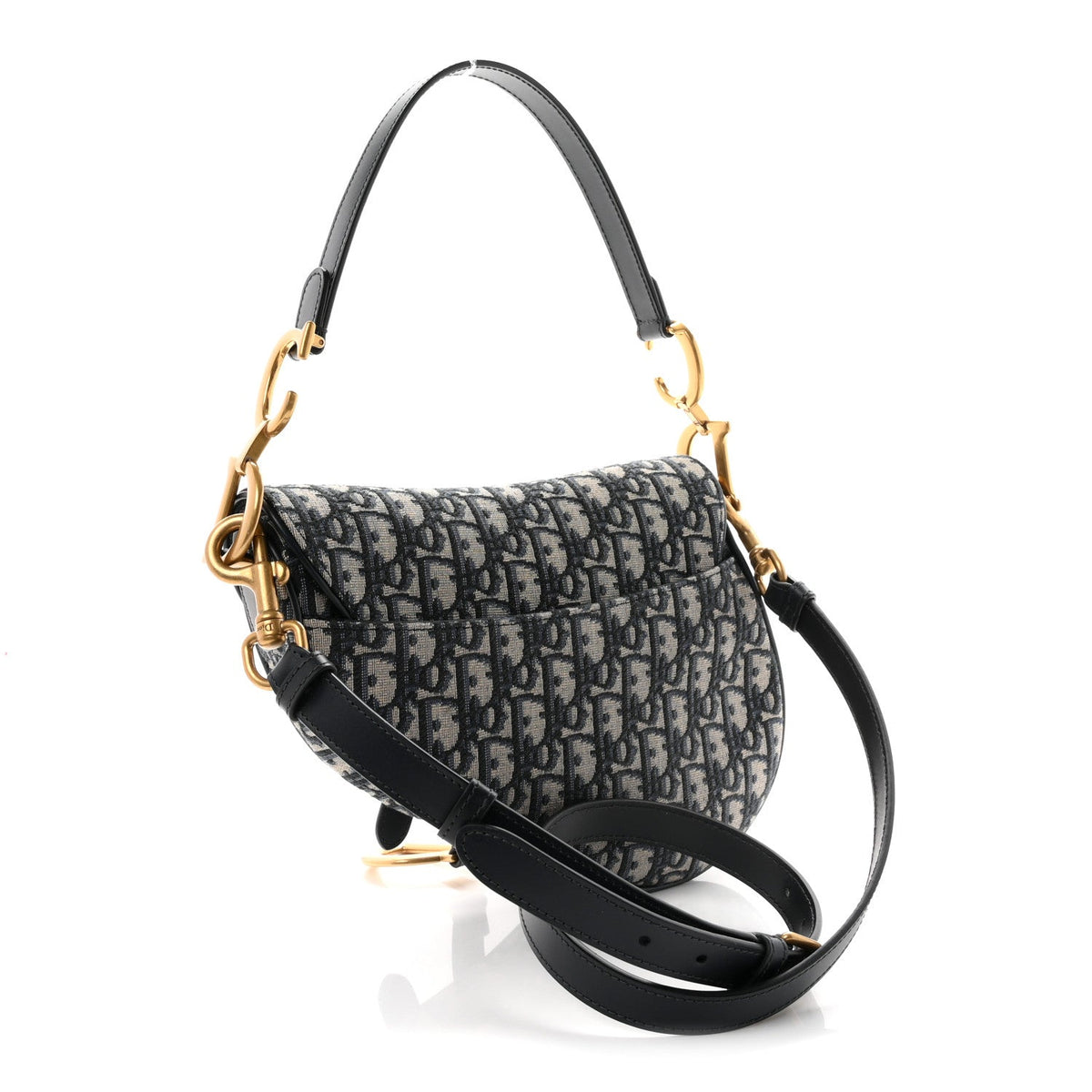 Oblique Saddle Bag With Strap Blue wholesalehk.shop