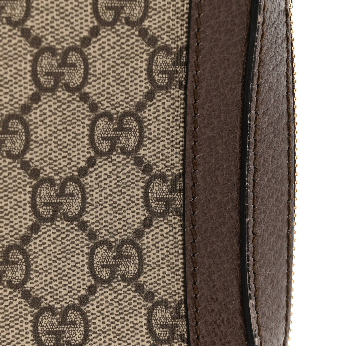 GG Supreme Monogram Web Small Ophidia Top Handle Shoulder Bag Brown wholesalehk.shop