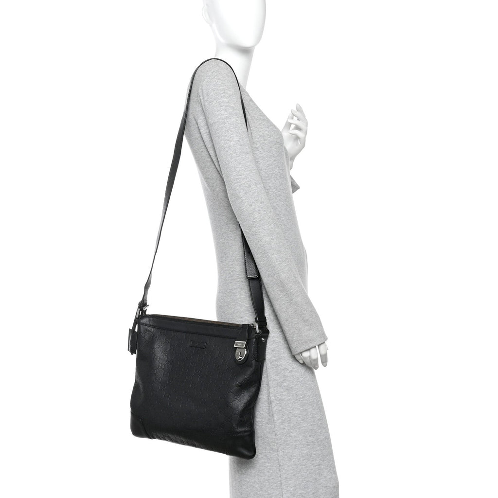 Guccissima GG Messenger Bag Black £¨ Direct shipment via from wholesalehk.shop