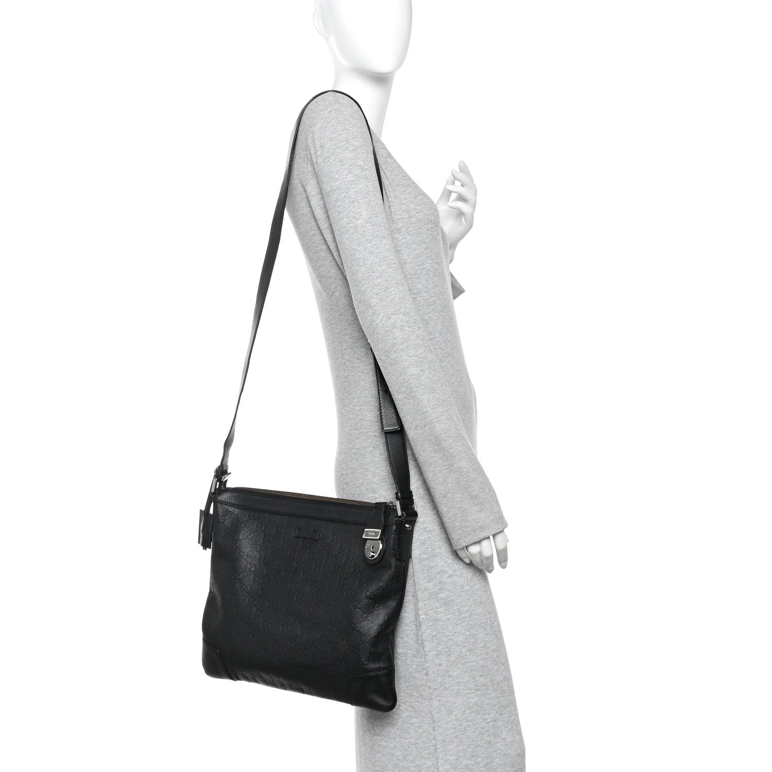 Guccissima GG Messenger Bag Black £¨ Direct shipment via from wholesalehk.shop