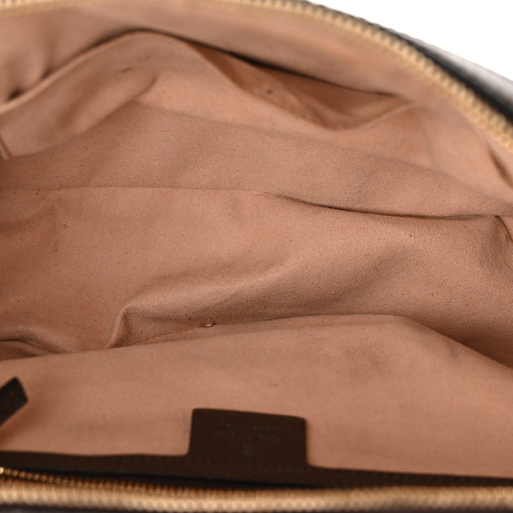 GG Supreme Monogram Web Small Ophidia Top Handle Shoulder Bag Brown wholesalehk.shop