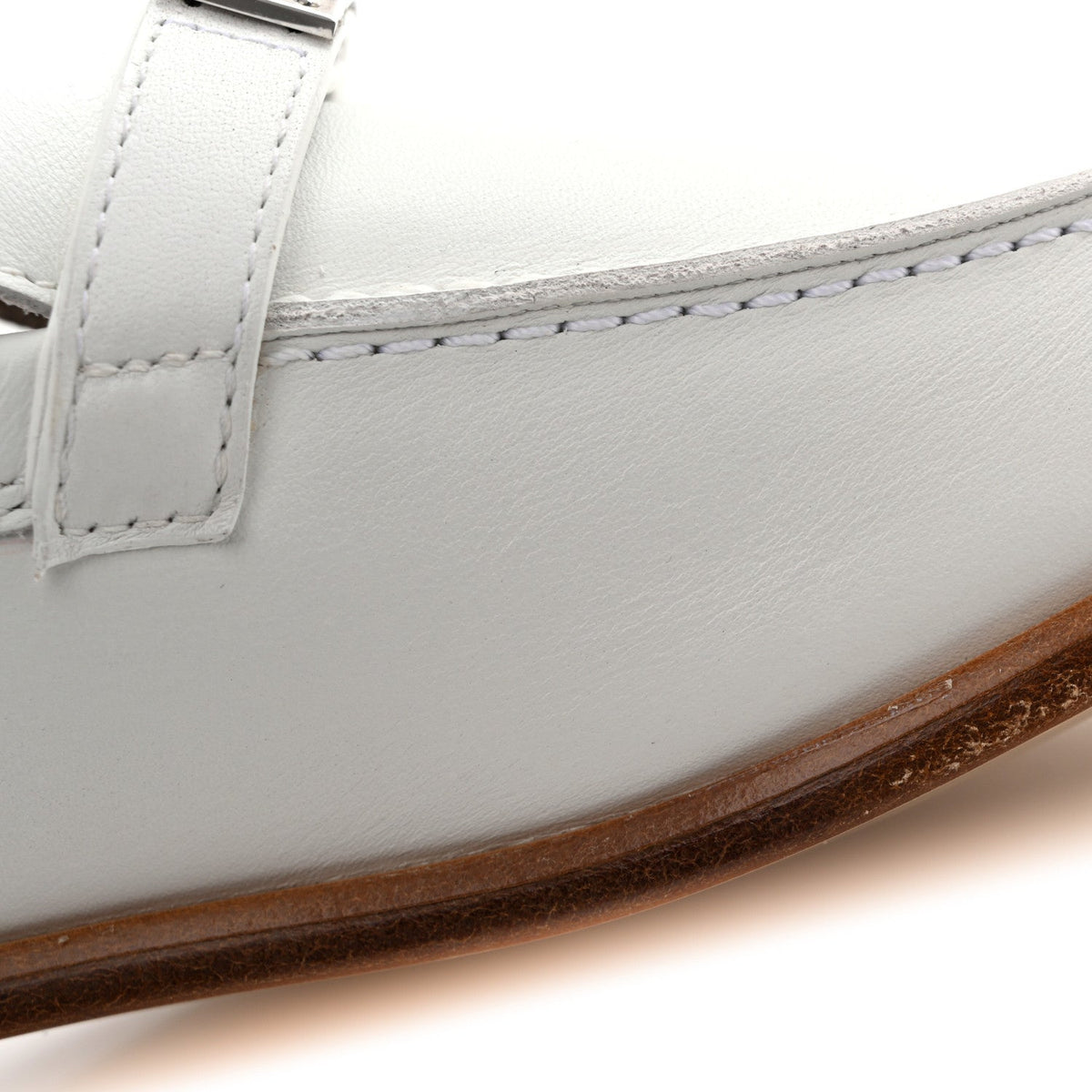 Calfskin Womens Destin Loafers 36 White wholesalehk.shop