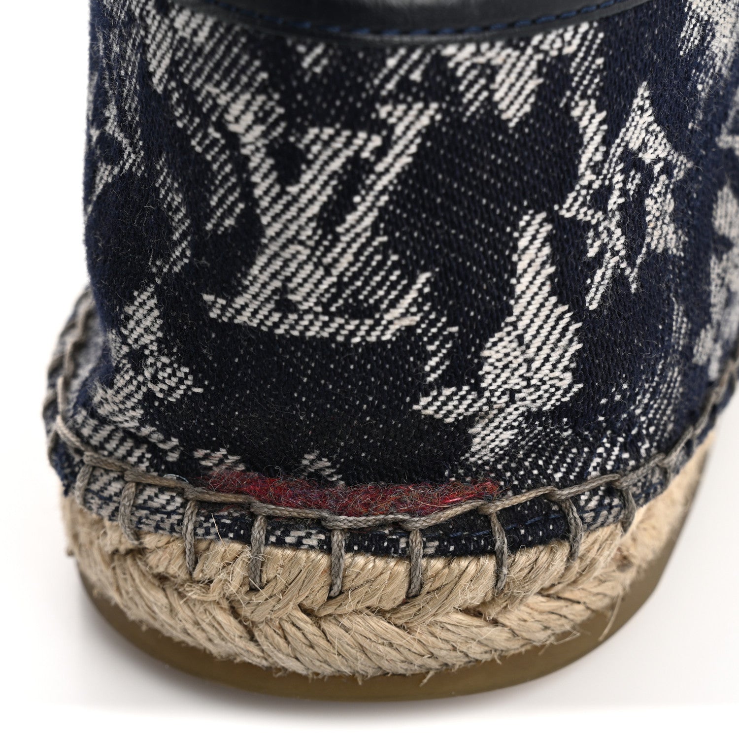 Monogram Denim Espadrille Flats 8.5 Blue £¨ Direct shipment via from wholesalehk.shop