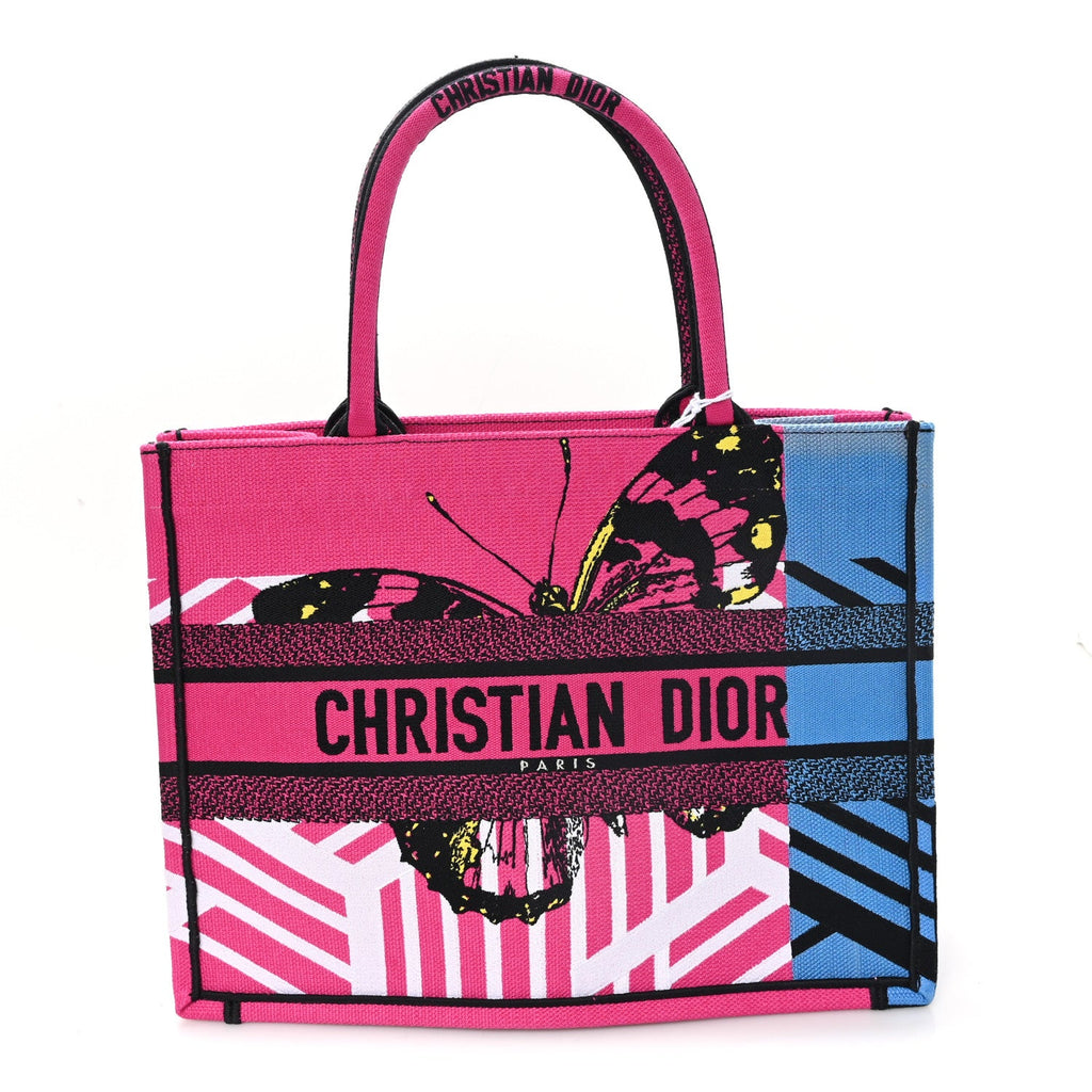 Canvas Embroidered Medium Jungle Pop Book Tote Fuchsia Multicolor £¨ Direct shipment via from wholesalehk.shop