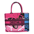 Canvas Embroidered Medium Jungle Pop Book Tote Fuchsia Multicolor £¨ Direct shipment via from wholesalehk.shop